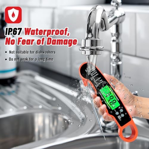 Precision digital instant read probe thermometer — photo 5