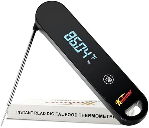 Black thermocouple instant read digital probe