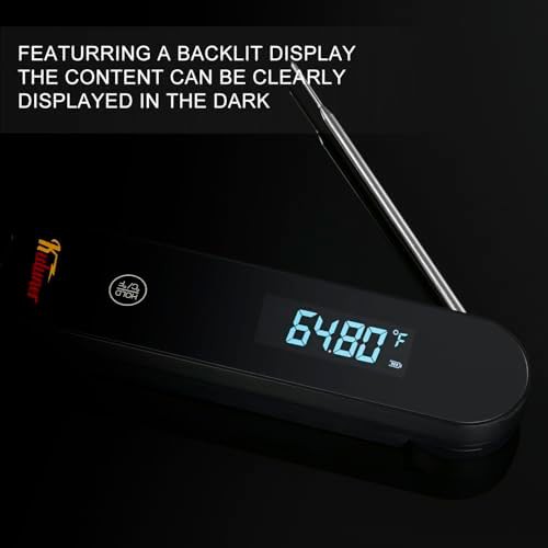 Black thermocouple instant read digital probe — photo 4