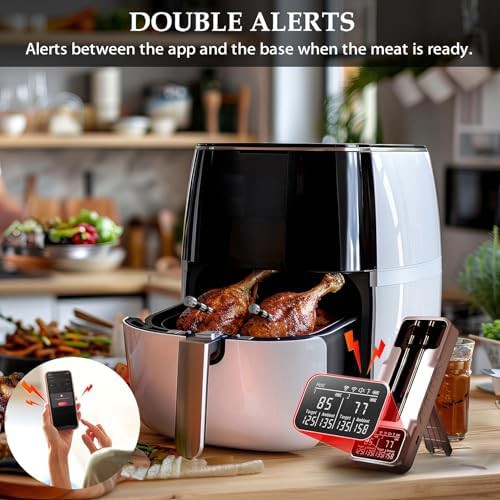 Smart grill thermometer with dual probes — photo 3