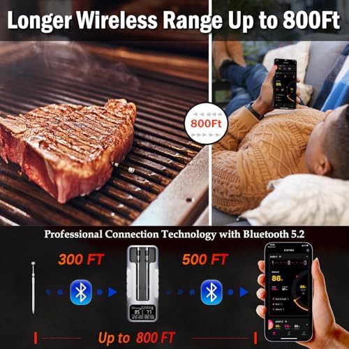 Smart grill thermometer with dual probes — photo 5