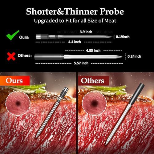 Dual probe long range wireless thermometer — photo 4