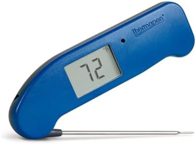 Nautical blue one second meat thermometer