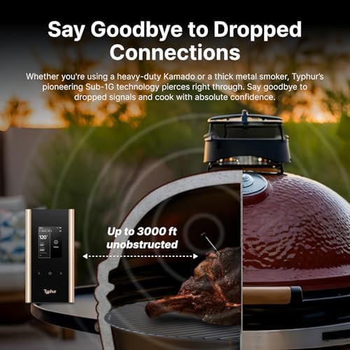 Gold wireless meat thermometer with two slim probes — photo 5