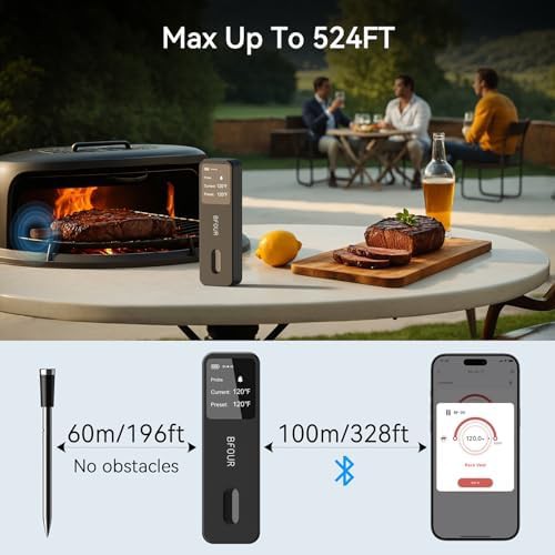 Waterproof wireless thermometer with LCD booster — photo 3