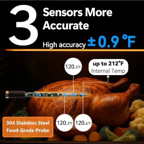 Waterproof wireless thermometer with LCD booster — photo 4