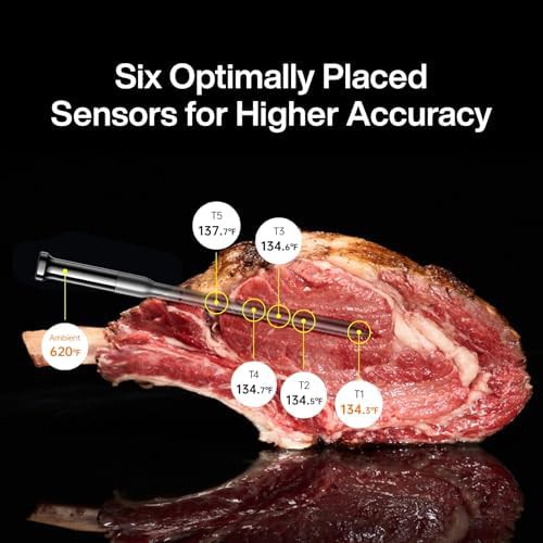 Gold wireless thermometer with four slim probes — photo 3