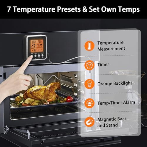 Digital oven thermometer with kitchen timer — photo 4