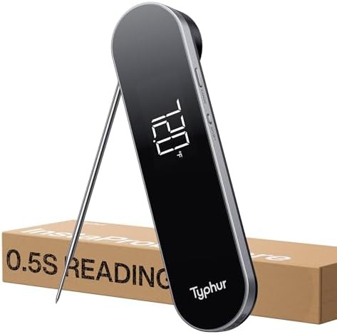 Instant read digital thermometer with half second response
