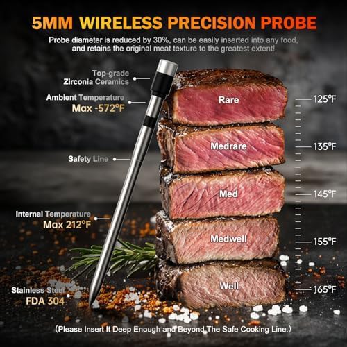 Long range bluetooth thermometer for oven — photo 4