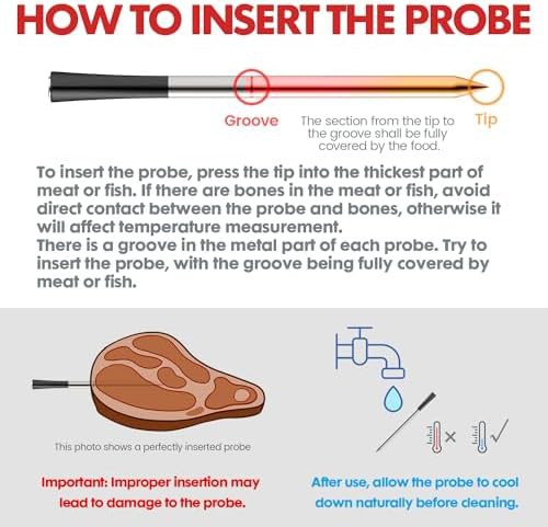 Dual probe rotisserie bluetooth meat thermometer — photo 5
