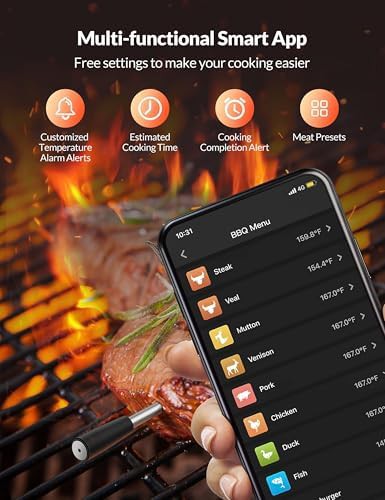 Dual probe waterproof smart thermometer — photo 3