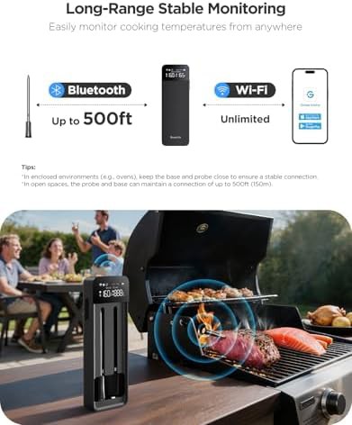 Smart wireless thermometer with dual probes — photo 5