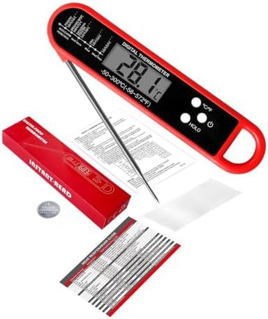 Folding LCD waterproof kitchen food thermometer — photo 5