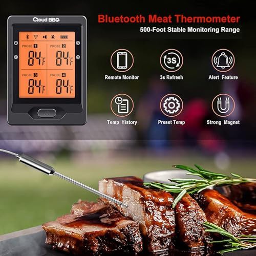 Wireless smoker thermometer with multiple probes — photo 4