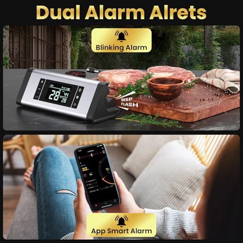 Rechargeable wireless thermometer with 800ft range — photo 3