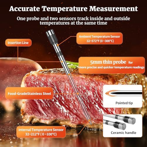 Dual ultra thin wireless meat probes — photo 3