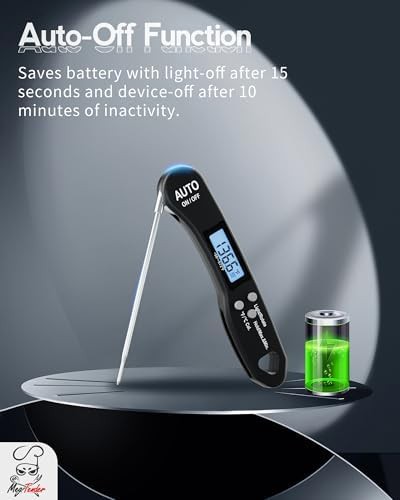Single Foldable Instant Read Cooking Thermometer — photo 5
