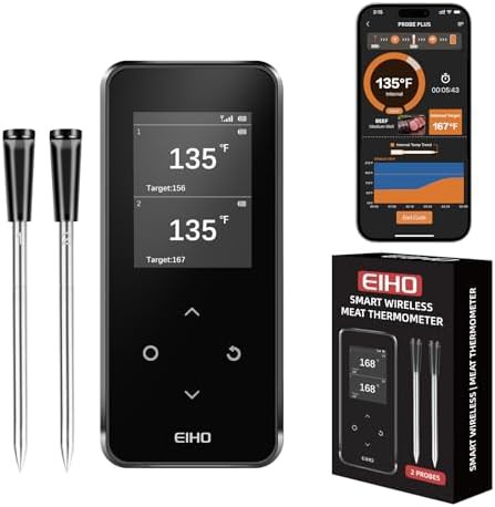 Simple digital wireless meat thermometer