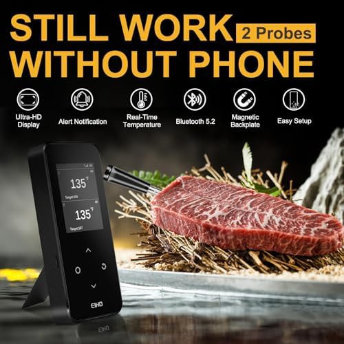 Simple digital wireless meat thermometer — photo 2