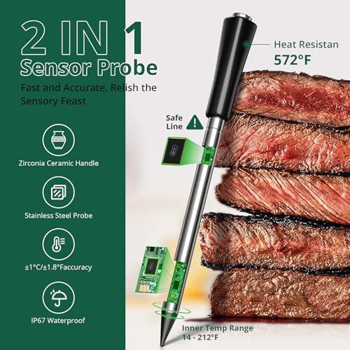 Wireless bluetooth smart probe for outdoor grilling — photo 4