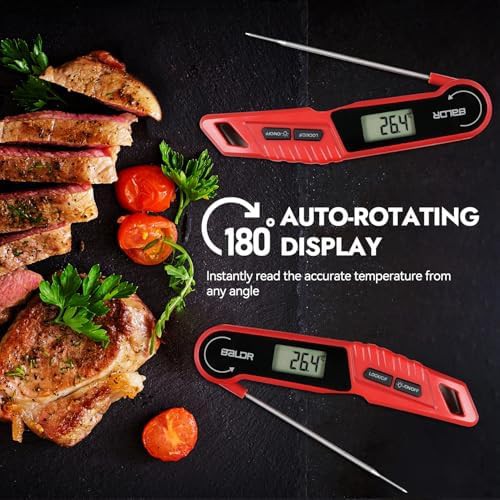 Stainless steel instant read BBQ thermometer — photo 3