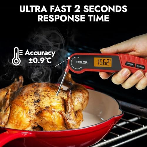 Stainless steel instant read BBQ thermometer — photo 4