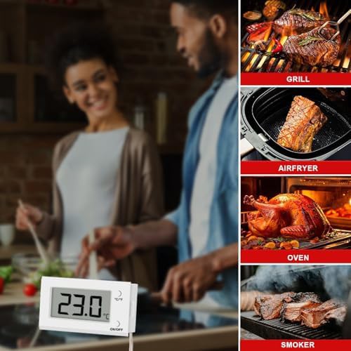Digital oven thermometer with wired probe — photo 4