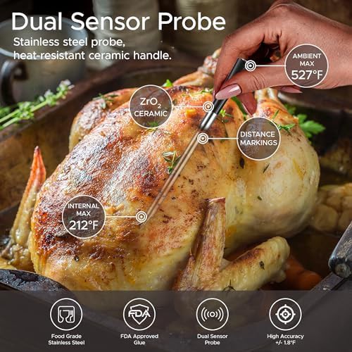 Long range wireless thermometer with LCD base — photo 4