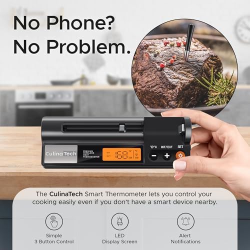 Long range wireless thermometer with LCD base — photo 5