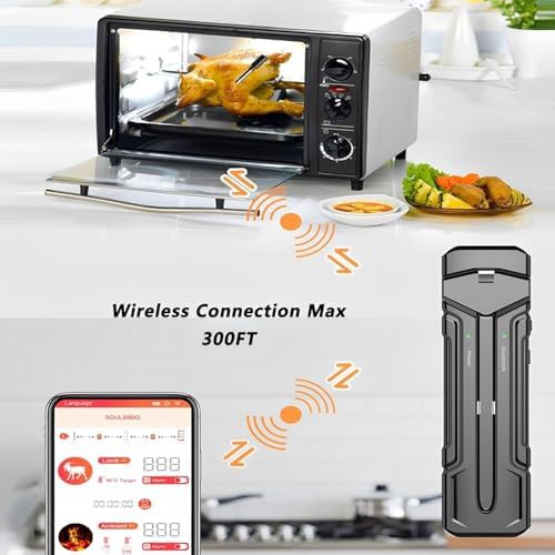 Wireless bluetooth thermometer with stainless probe — photo 3