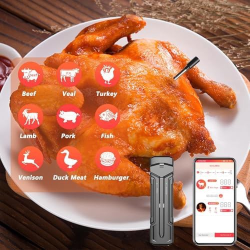 Wireless bluetooth thermometer with stainless probe — photo 5