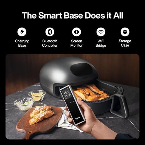 Wireless meat thermometer with standalone LCD base — photo 3