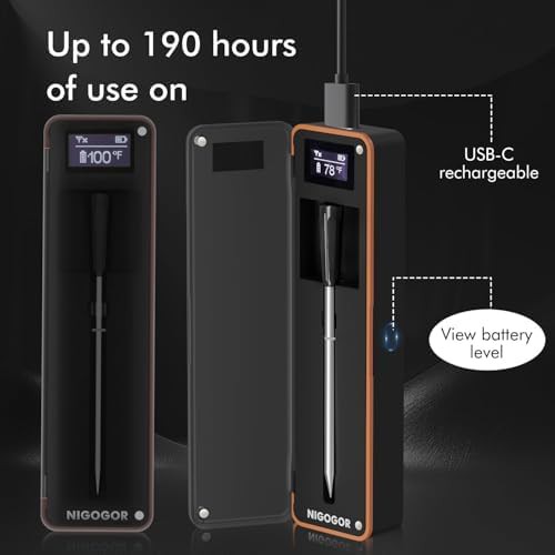 Ultra thin magnetic wireless meat probe — photo 3