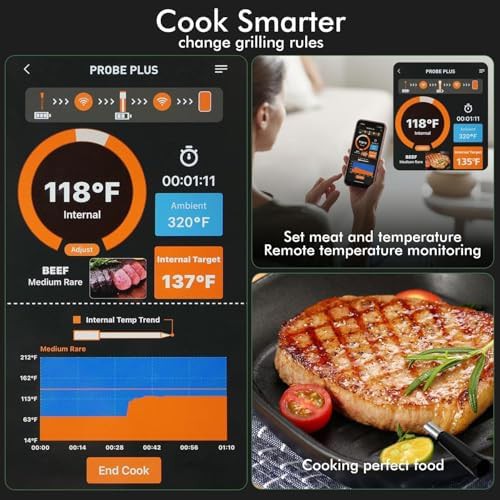 Ultra thin magnetic wireless meat probe — photo 4