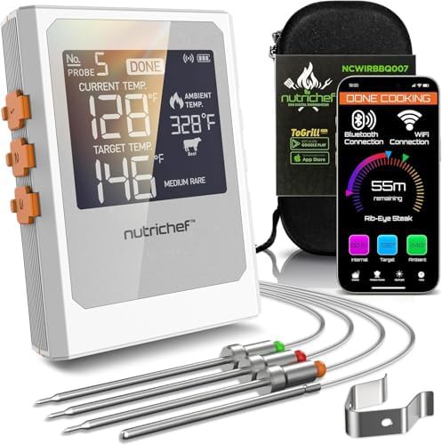 Dual Stainless Probe WiFi Grill Thermometer