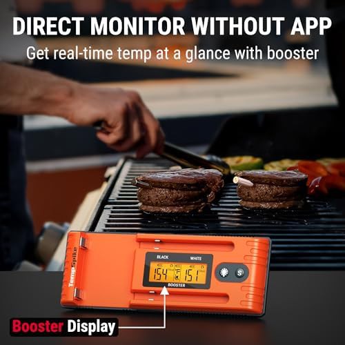 Dual probe wireless thermometer with LCD booster — photo 4