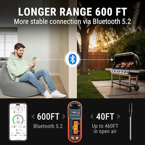 Ultra thin probe wireless meat thermometer — photo 3