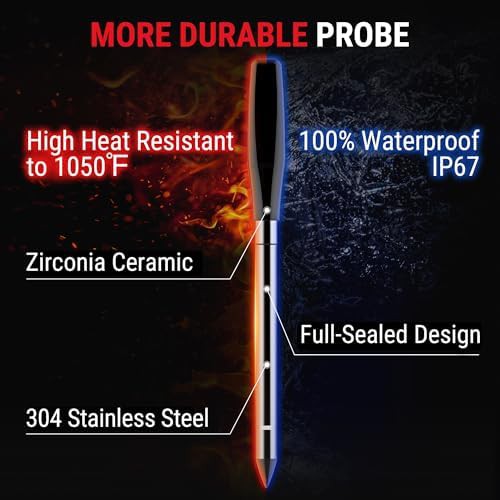 Ultra thin probe wireless meat thermometer — photo 5