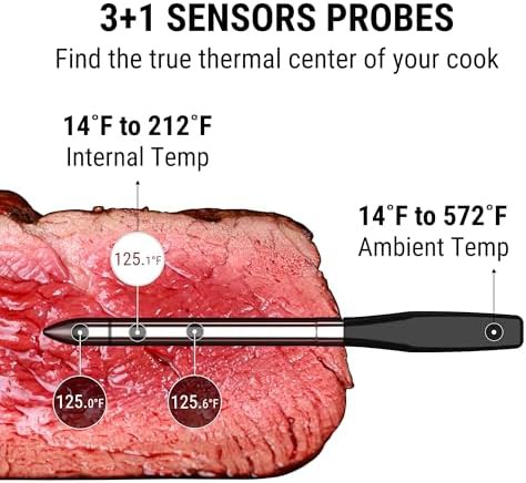 Wireless thermometer with unlimited range and thin probe — photo 5