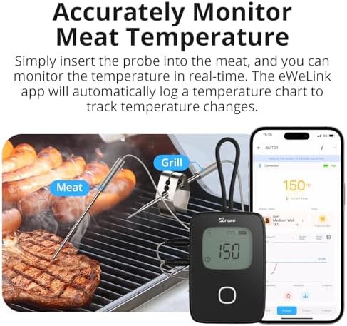 Wireless smoker thermometer with backlight — photo 4