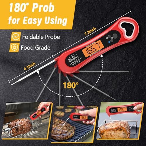 Calibration meat thermometer with backlight — photo 5