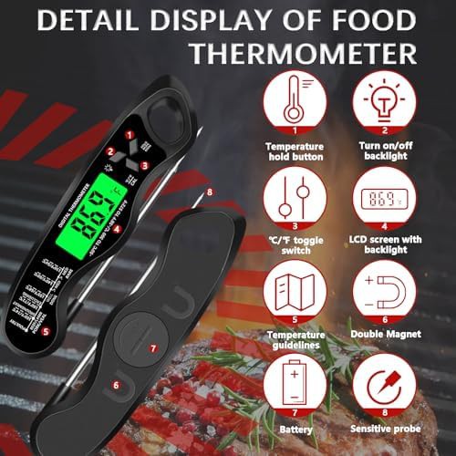 Rugged IP67 waterproof cooking thermometer — photo 3