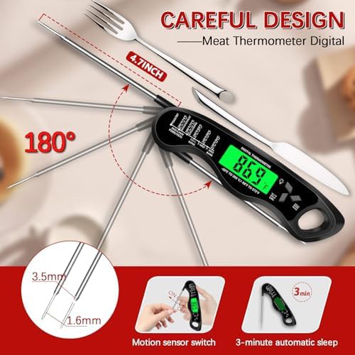 Rugged IP67 waterproof cooking thermometer — photo 5