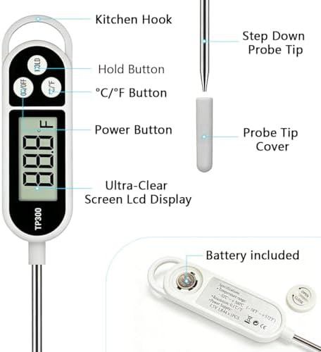 Digital candy thermometer with nine inch probe — photo 3