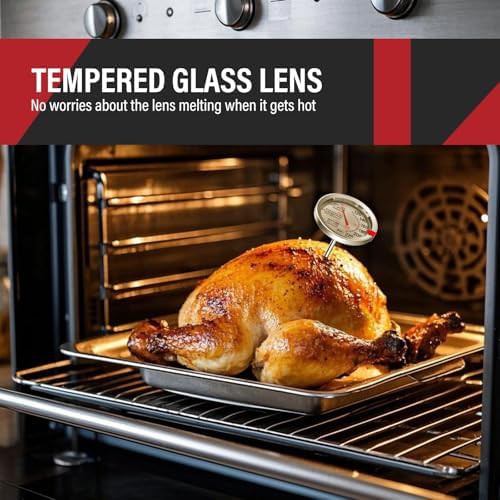 Analog oven safe dial thermometer pack — photo 3