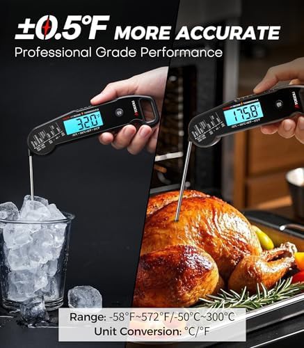 Professional black rapid response thermometer — photo 4