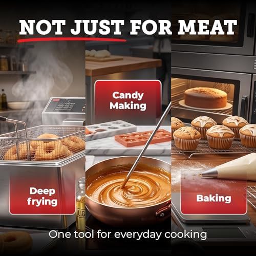 Instant read stainless steel grill thermometer — photo 4
