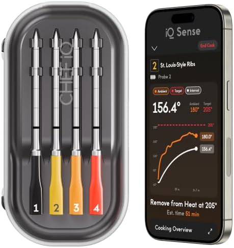 Four probe wifi smart meat thermometer gen3