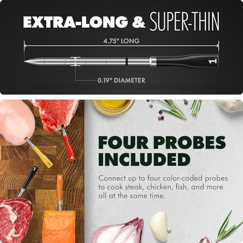 Four probe wifi smart meat thermometer gen3 — photo 5